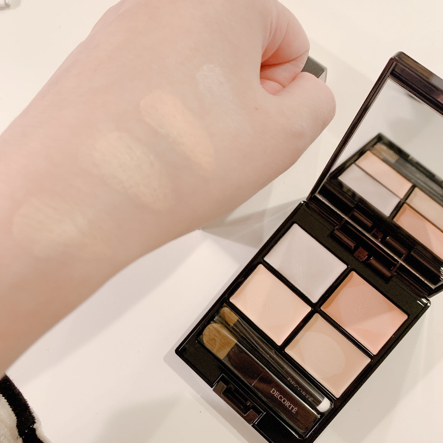 トーンパーフェクティング パレット/DECORTÉ/パレットコンシーラーを使ったクチコミ(2枚目)