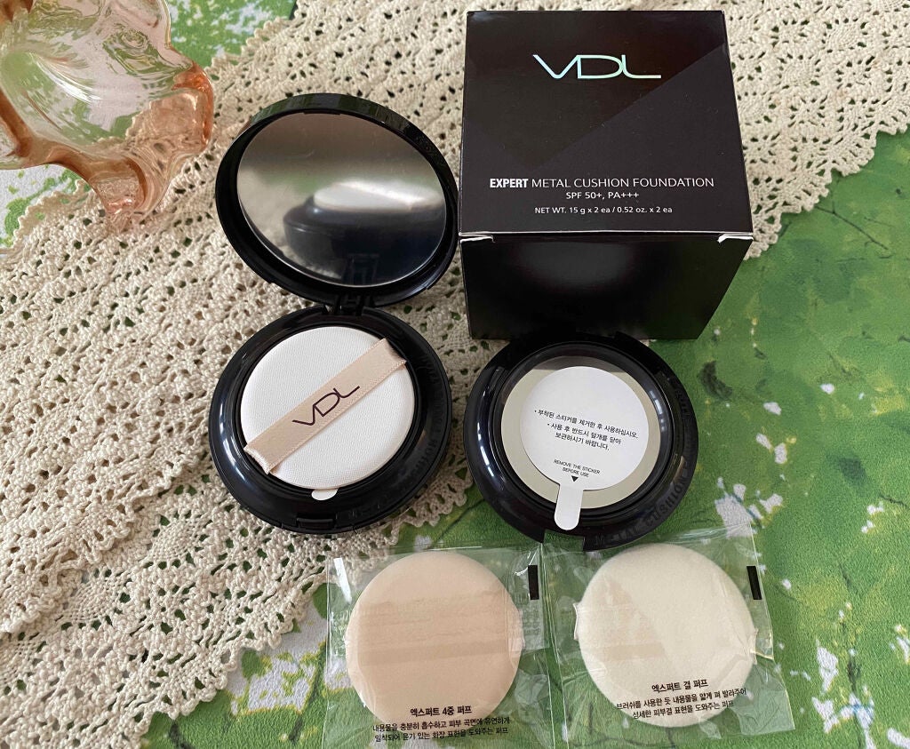 EXPERT METAL CUSHION FOUNDATION (エキスパートメタルクッションファンデーション) SPF50+ PA+++/VDL/クッションファンデーションを使ったクチコミ(1枚目)