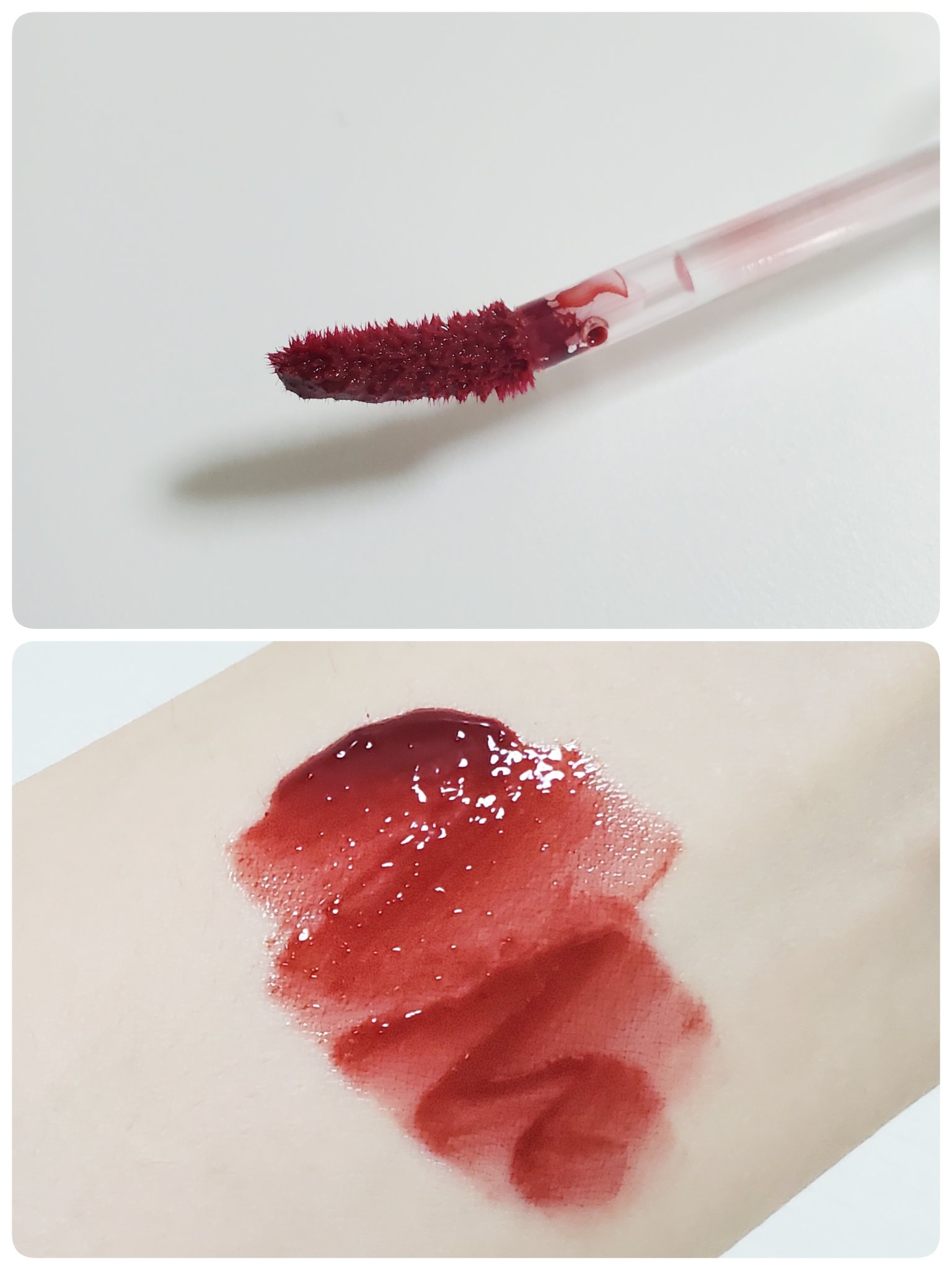 リップシルエットグロスティント/i’m meme/リップティントを使ったクチコミ（3枚目）