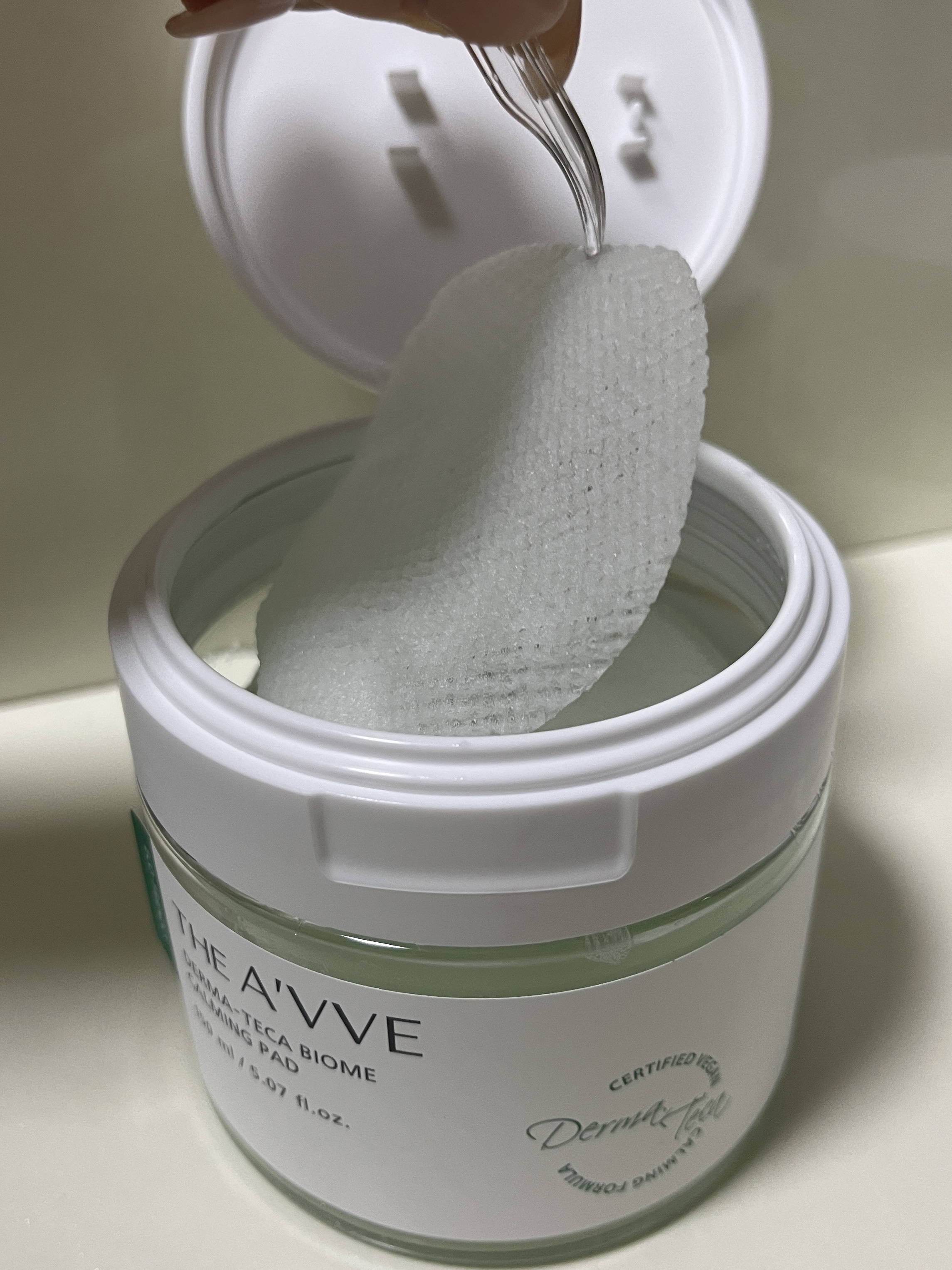 ダーマテカバイオームカーミングパッド/THE A'VVE/トナーパッドを使ったクチコミ（2枚目）