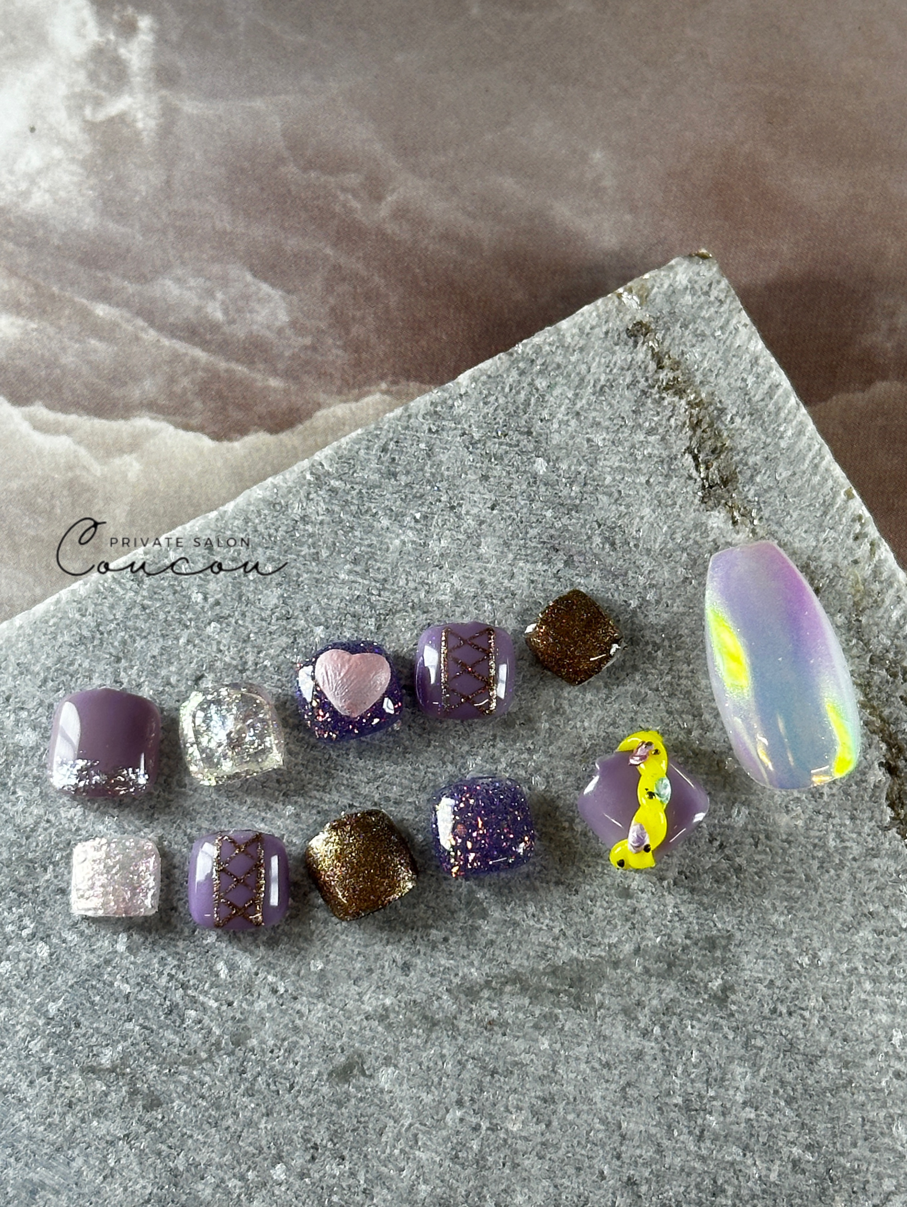 #ラプンツェルネイル,#プリンセスネイル,#ハロウィンネイルのネイルデザイン