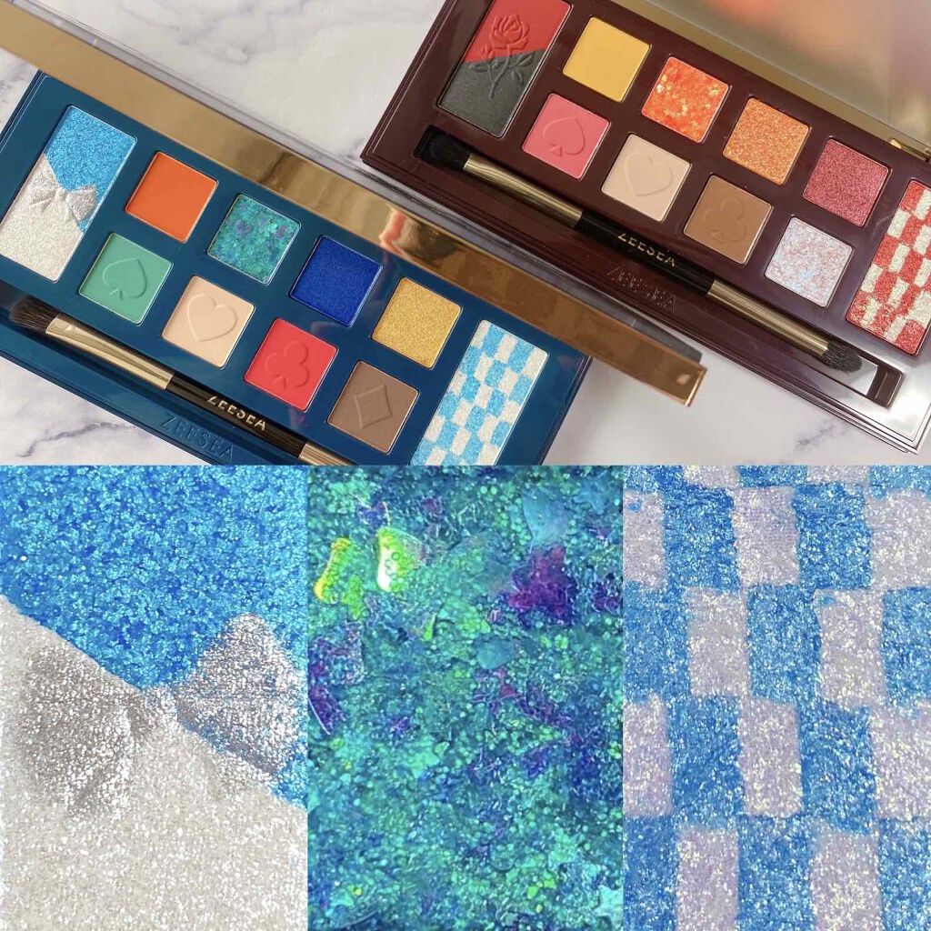 アリスドリームランドシリーズ 12色アイシャドウパレット（ZEESEA×大英博物館）/ZEESEA/アイシャドウパレットを使ったクチコミ（2枚目）