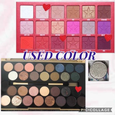 BLOOD SUGAR Eyeshadow Palette/Jeffree Star Cosmetics/パウダーアイシャドウを使ったクチコミ（2枚目）