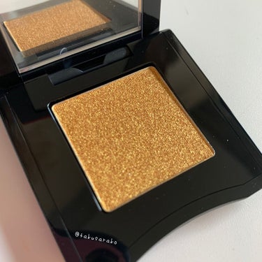 ポップ パウダージェル アイシャドウ 13 Kan-Kan Gold/SHISEIDO/パウダーアイシャドウを使ったクチコミ（2枚目）