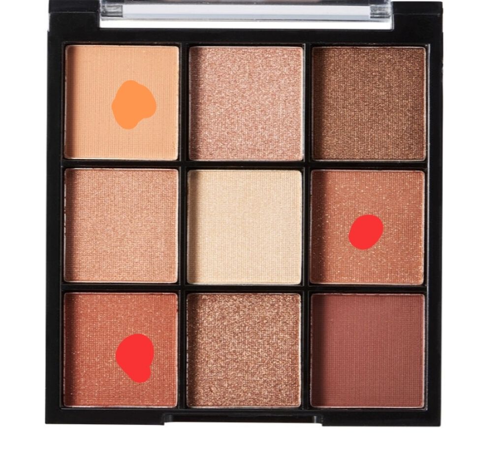 UR GLAM BLOOMING EYE COLOR PALETTE/U R GLAM/アイシャドウパレットを使ったクチコミ(2枚目)