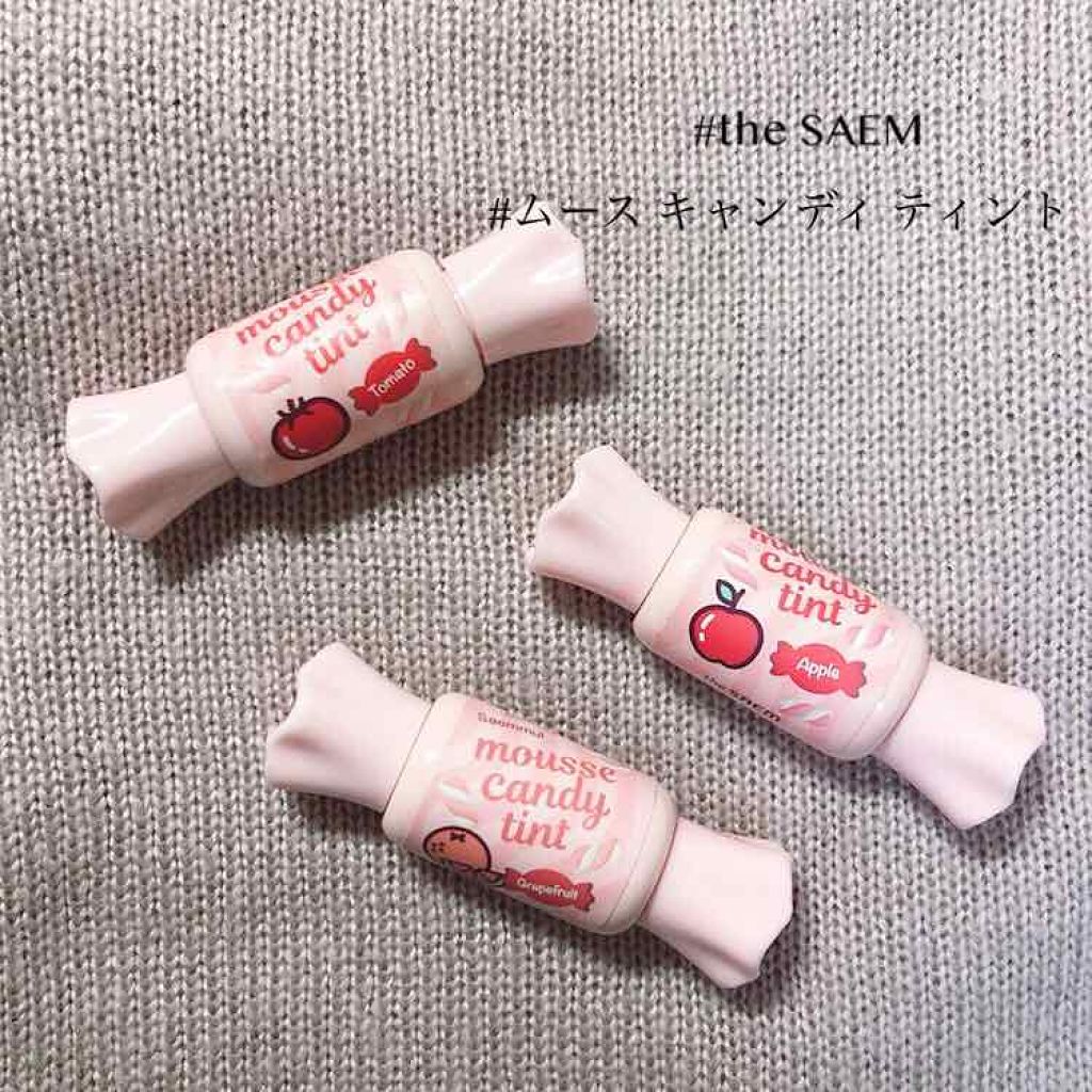 ムース キャンディー ティント/the SAEM/リップティントを使ったクチコミ(1枚目)