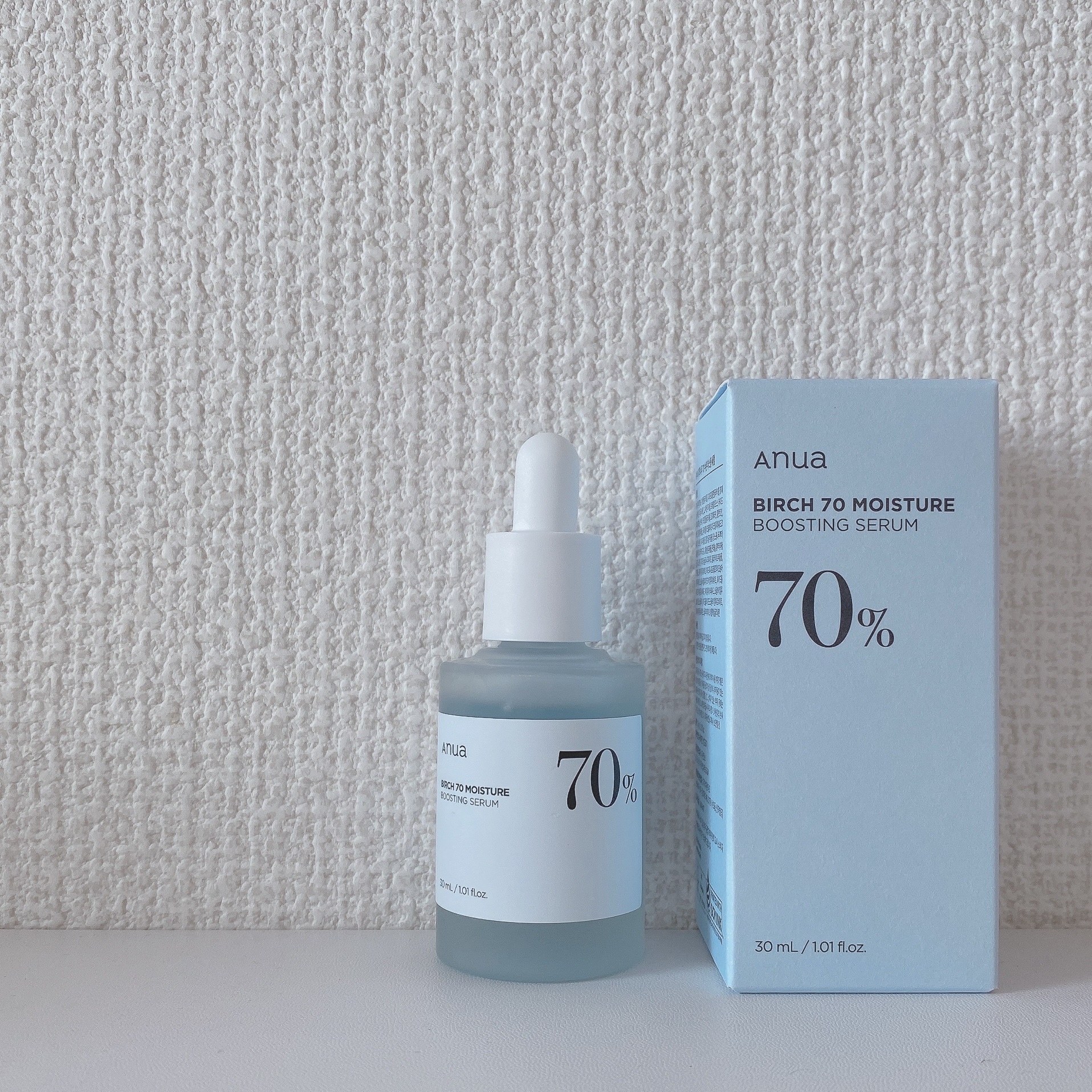 シラカバ70％水分ブースティングセラム/Anua/美容液を使ったクチコミ（2枚目）