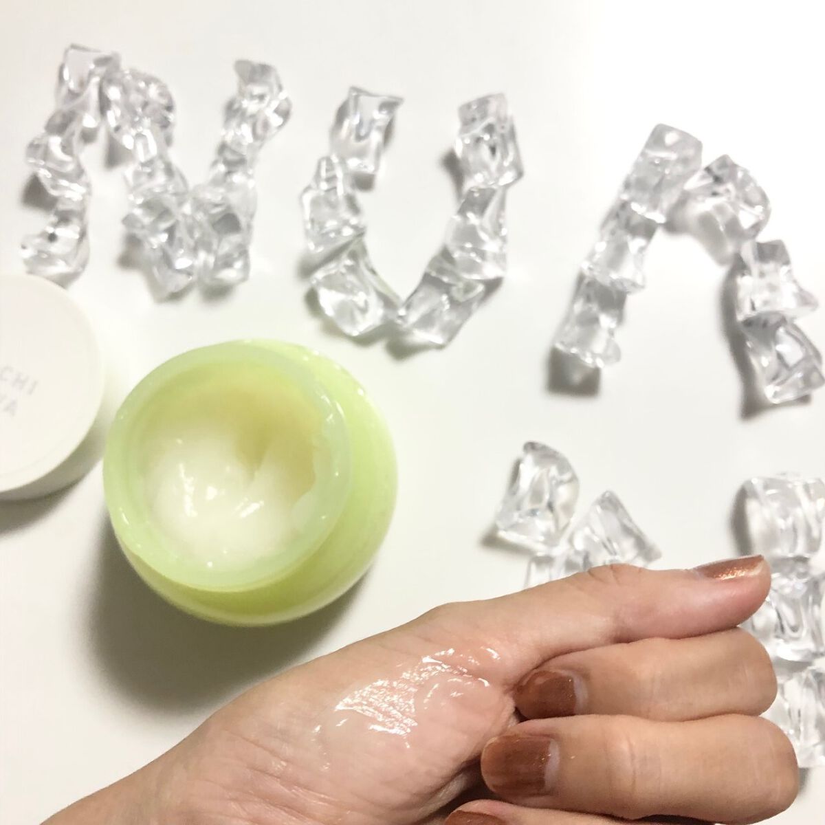 白玉もちウォータークリーム/NUAN/フェイスクリームを使ったクチコミ（3枚目）