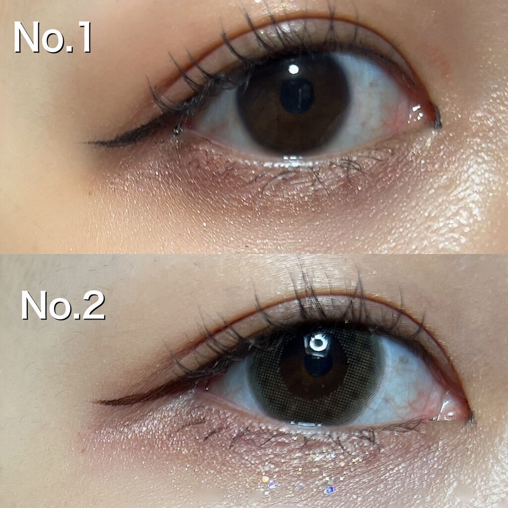 フローティングカラーリキッドアイライナー/COLORKEY/リキッドアイライナーを使ったクチコミ（3枚目）