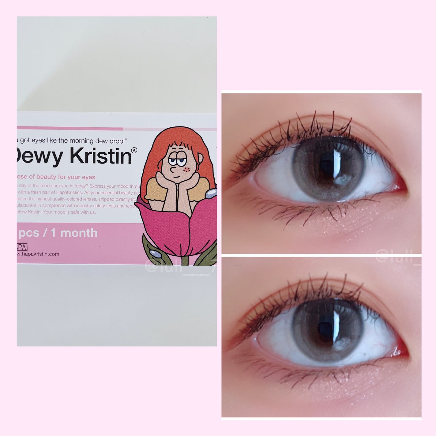 Dewy Kristin/Hapa kristin/カラーコンタクトレンズを使ったクチコミ(1枚目)