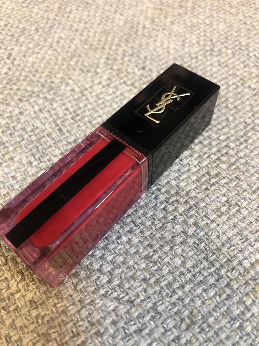 ルージュ ピュールクチュール ヴェルニ ウォーターステイン 615 ルビー ウェーブ/YVES SAINT LAURENT BEAUTE/口紅を使ったクチコミ（1枚目）