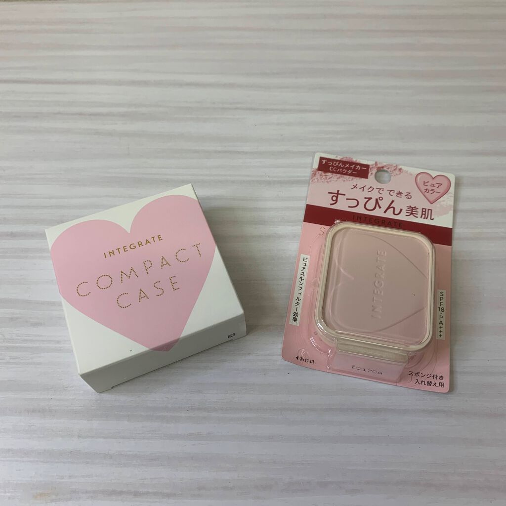 すっぴんメイカー CCパウダー/インテグレート/プレストパウダーを使ったクチコミ(2枚目)