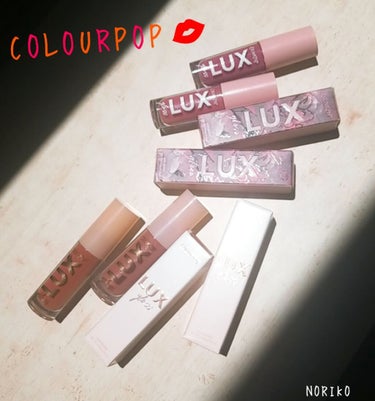 ColourPop Making Mauves Collectionのクチコミ「♡#COLOURPOP ♡

～LuxGloss～
（📷写真3枚目 左側～）
★SLOW MO.....」（1枚目）
