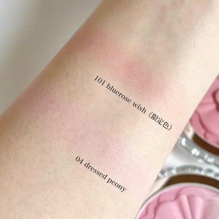 ジルスチュアート パステルペタル ブラッシュ/JILL STUART/パウダーチークを使ったクチコミ(8枚目)