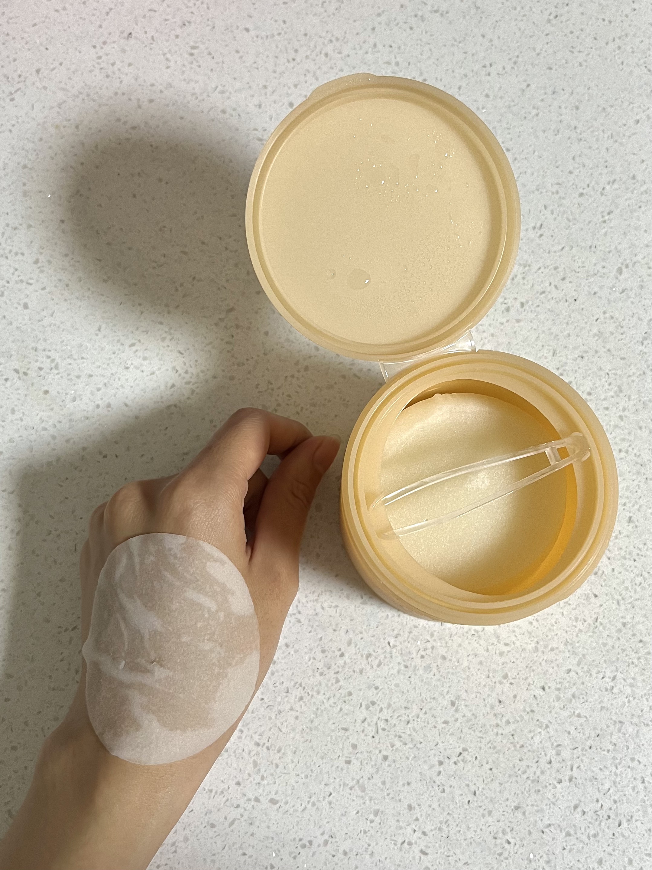 グルタチオンソームダークスポットパッドビタタッチ/Abib /トナーパッドを使ったクチコミ（3枚目）