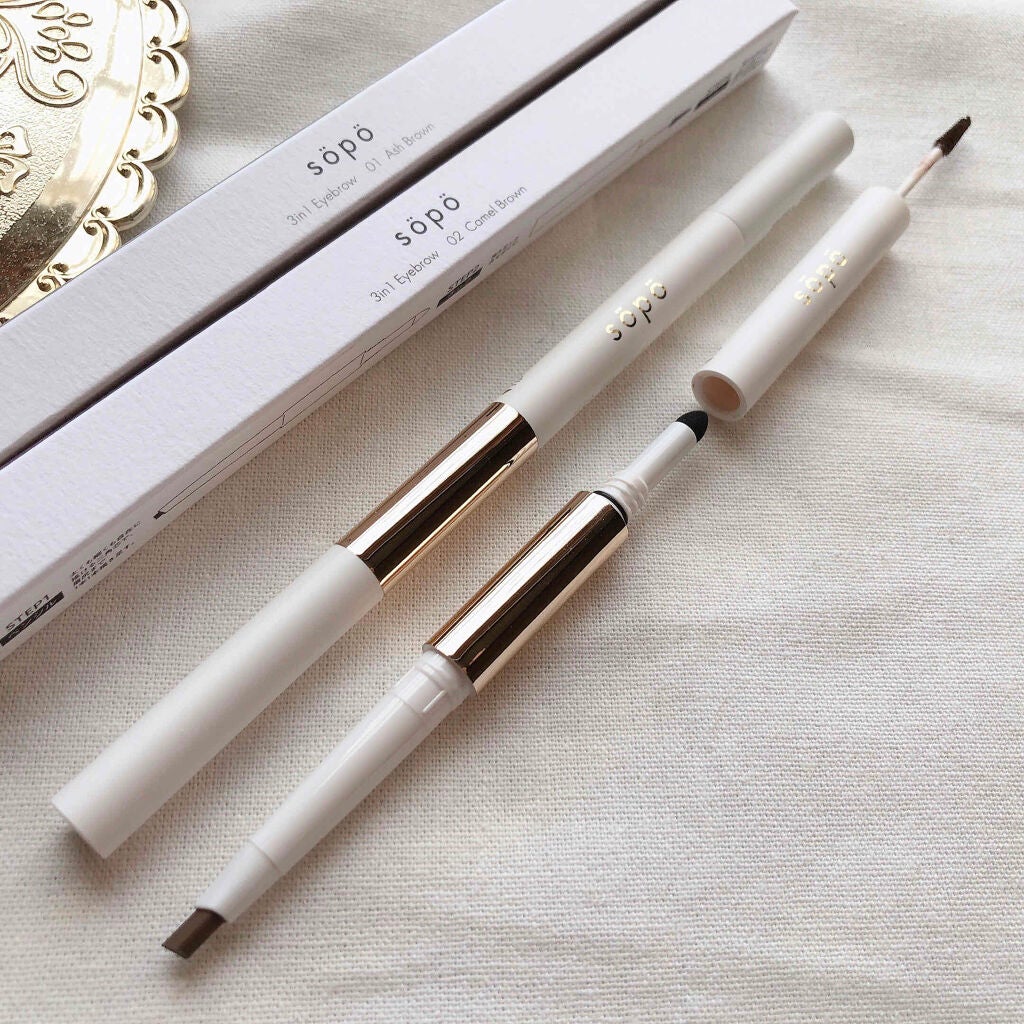 3 in 1 アイブロウ/sopo/アイブロウペンシルを使ったクチコミ(7枚目)