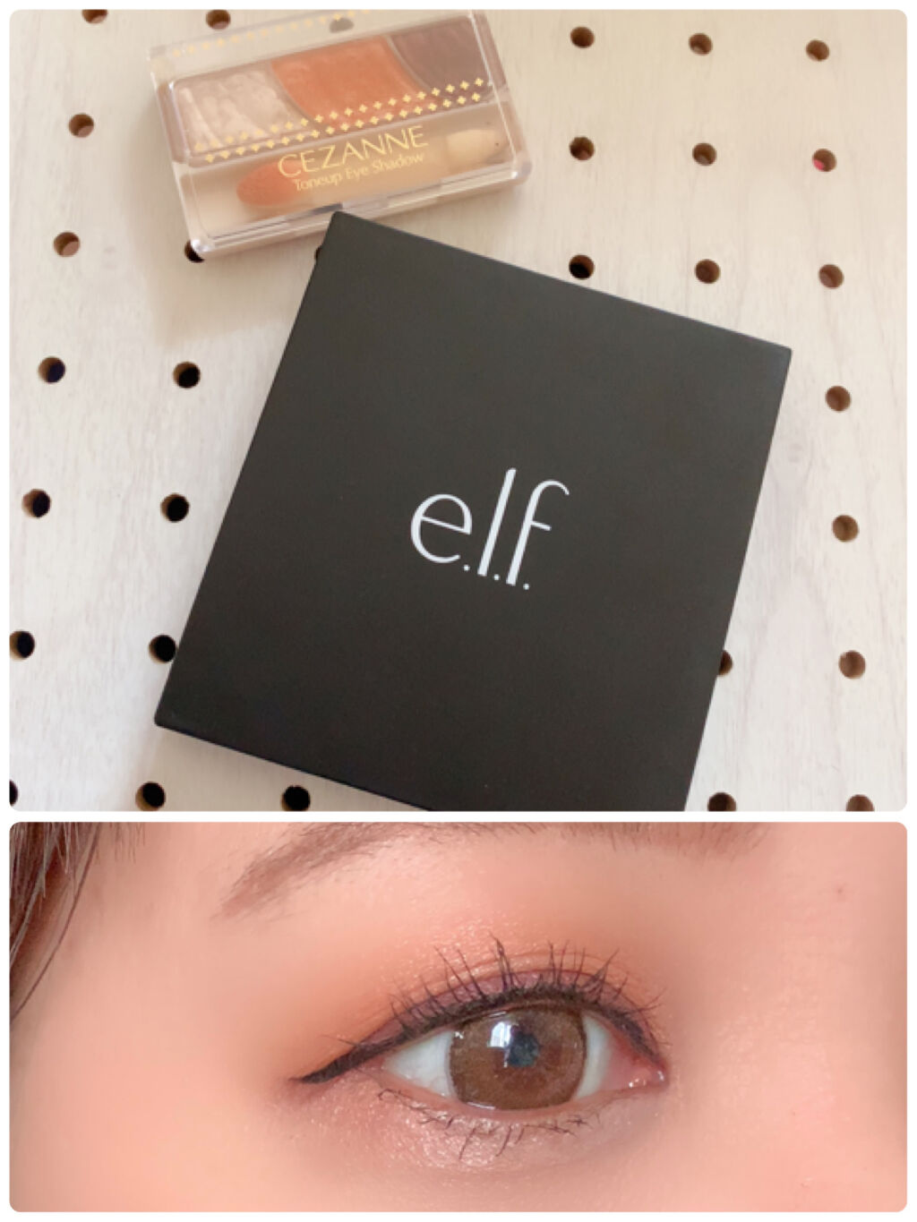 クリーム ブラッシュ パレット/e.l.f. Cosmetics/ジェル・クリームチークを使ったクチコミ（1枚目）