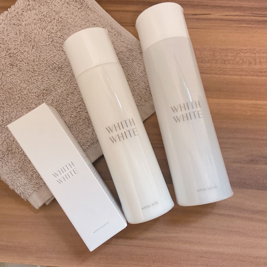 美白 化粧水/WHITH WHITE/化粧水を使ったクチコミ（1枚目）