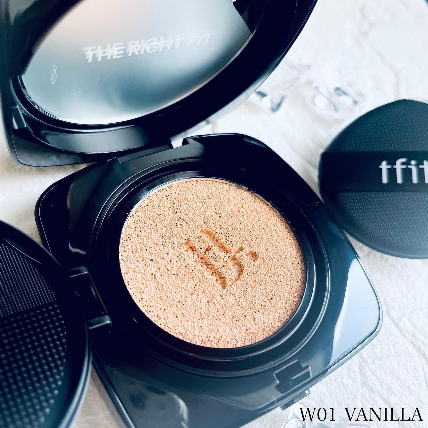 レイヤリングフィット グロークッションEX/TFIT/クッションファンデーションを使ったクチコミ(2枚目)