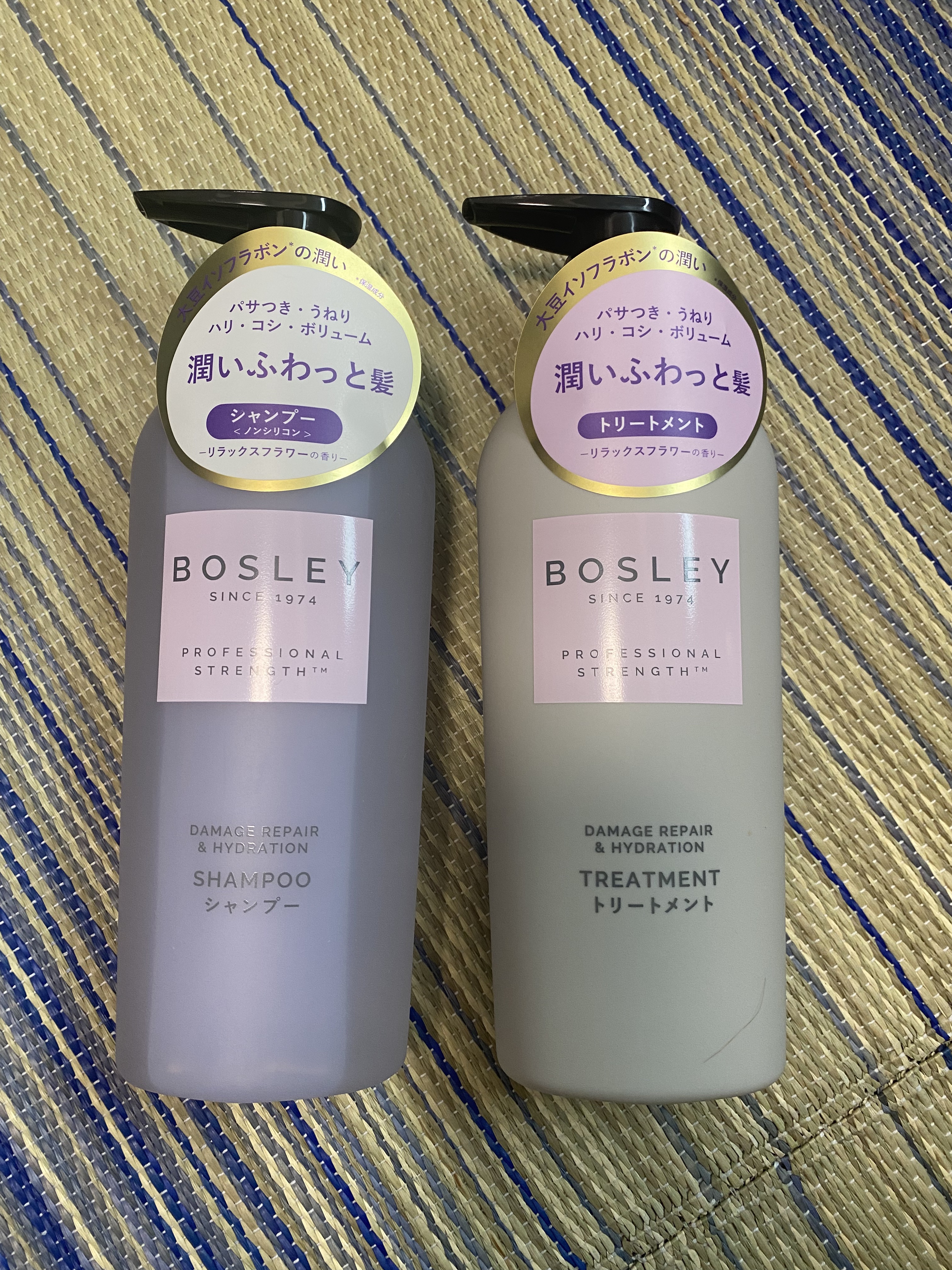 シャンプー/ ヘアトリートメント リラックスフラワーの香り シャンプー 400ml/ボズレー/市販シャンプーを使ったクチコミ（1枚目）