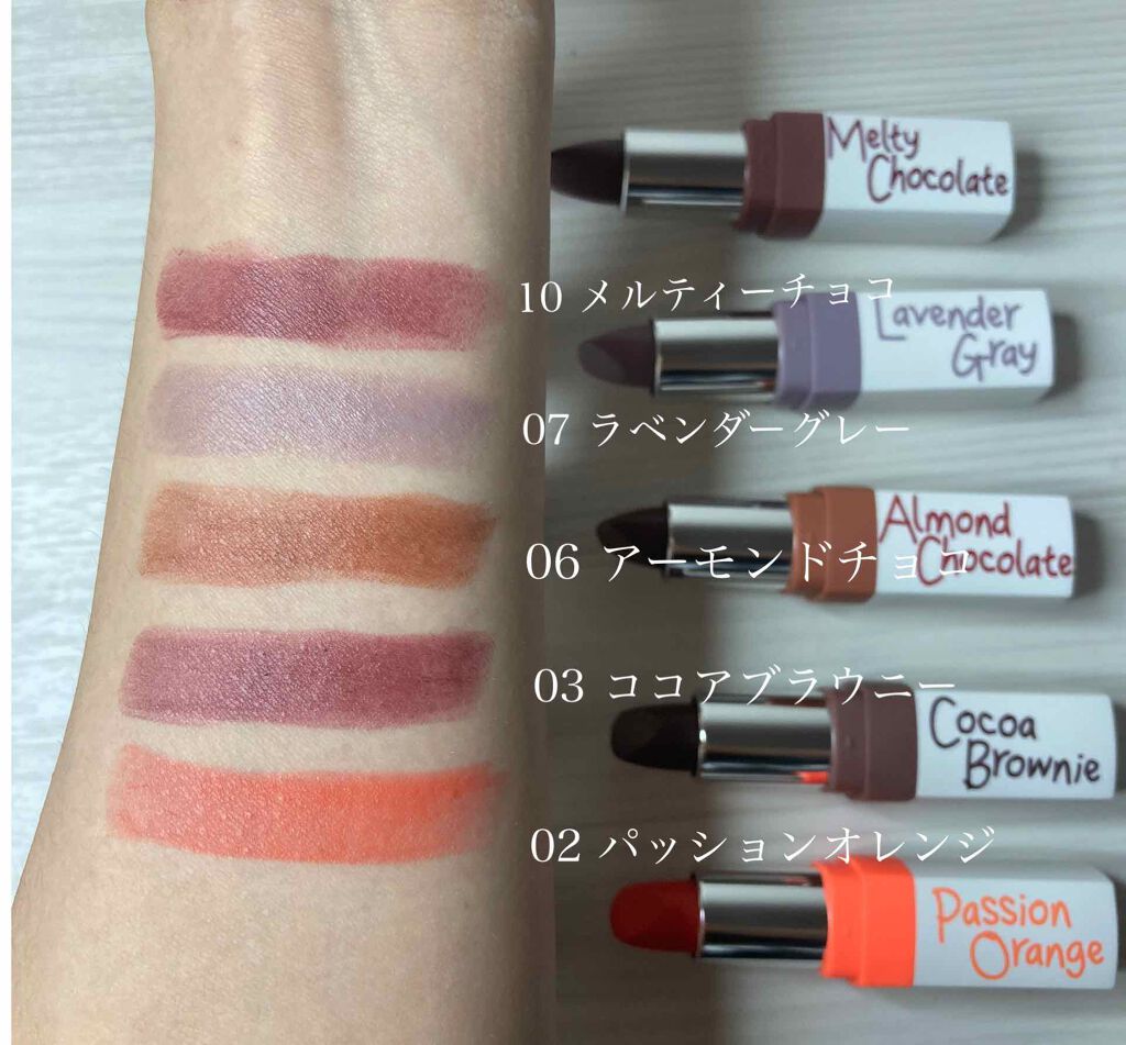 クーピー柄マット口紅/デコラガール/口紅を使ったクチコミ(3枚目)