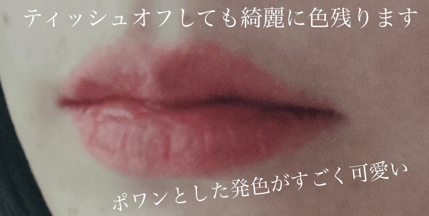 ベルベットブラーリングフィグシングティント/wakemake/リップティントを使ったクチコミ(4枚目)