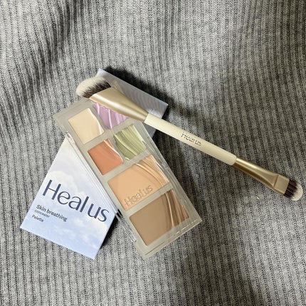 ブリージングコンシーラーパレット/Healus/パレットコンシーラーを使ったクチコミ(3枚目)