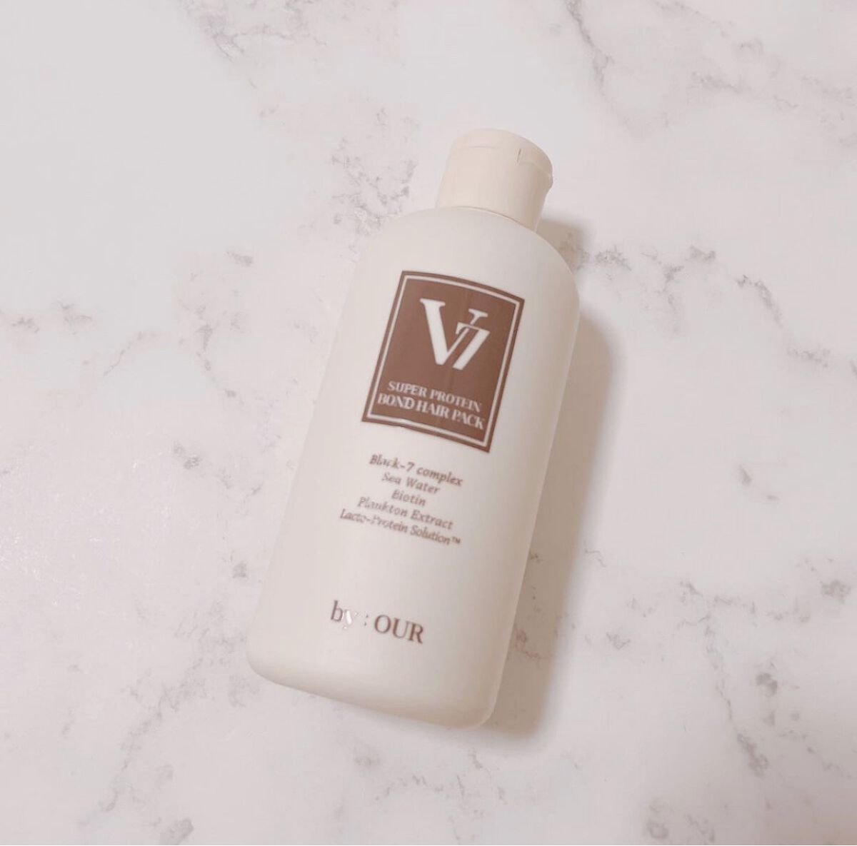 V7 スーパープロテイン ボンドヘアパック/by : OUR/ヘアマスク・ヘアパックを使ったクチコミ（2枚目）