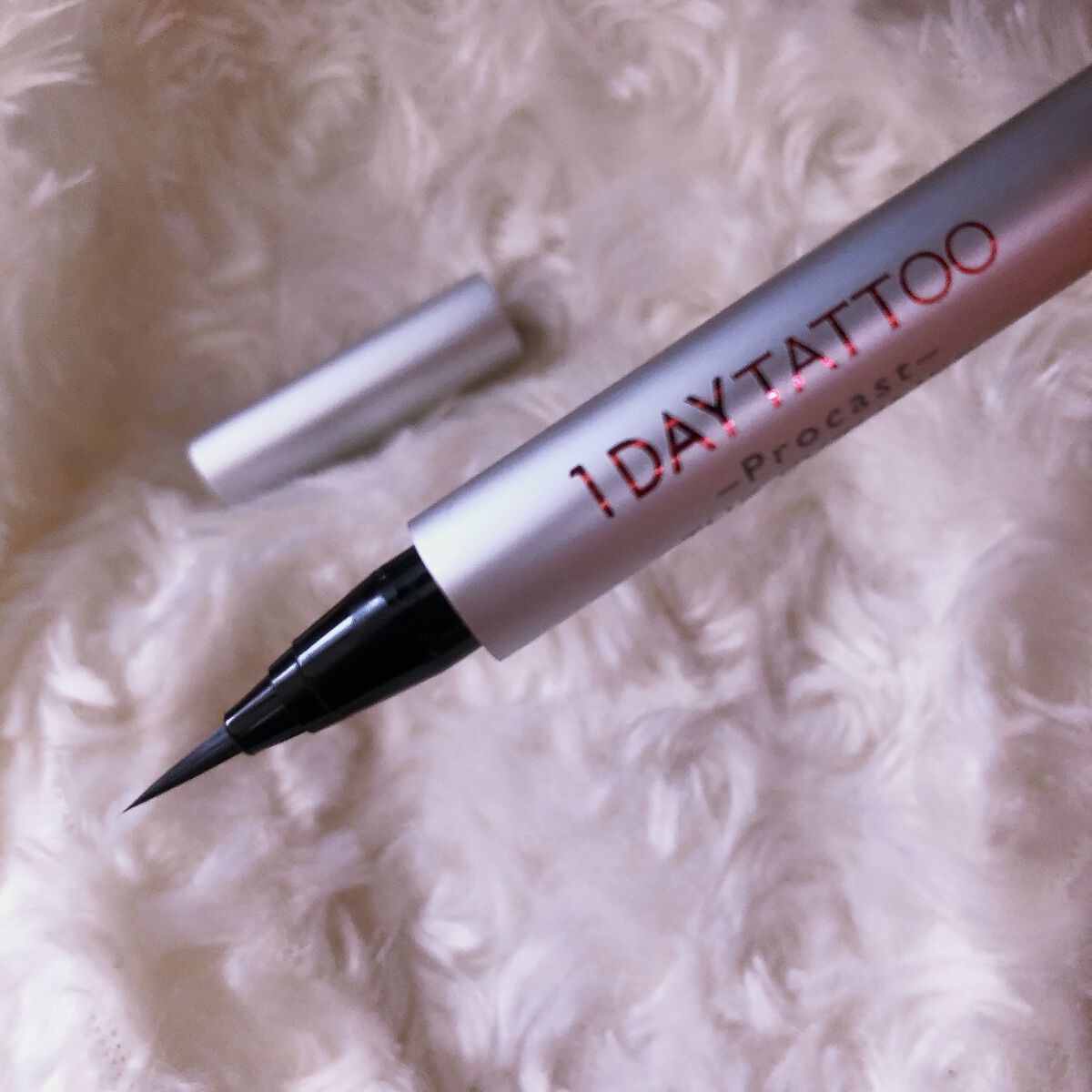 1DAY TATTOO プロキャスト ザ・アイライナー/K-パレット/リキッドアイライナーを使ったクチコミ(3枚目)