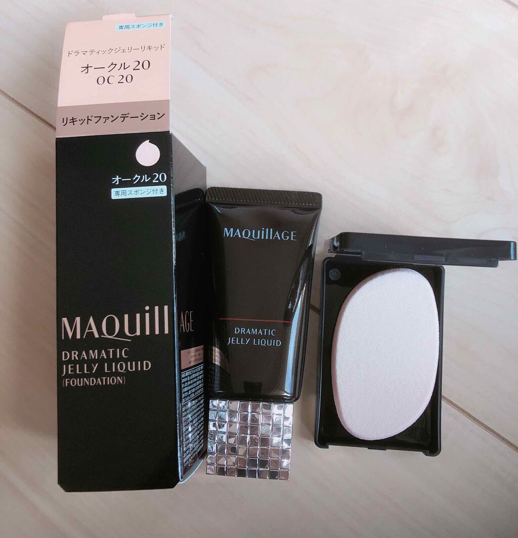 ドラマティックジェリーリキッド/マキアージュ/リキッドファンデーションを使ったクチコミ(2枚目)
