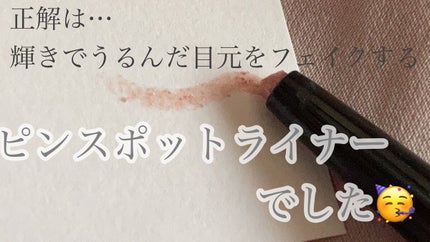 ピンスポットライナー/KATE/ペンシルアイライナーを使ったクチコミ(2枚目)