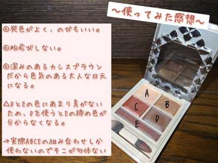 パノラマデザイン アイパレット/Visée/アイシャドウパレットを使ったクチコミ(5枚目)