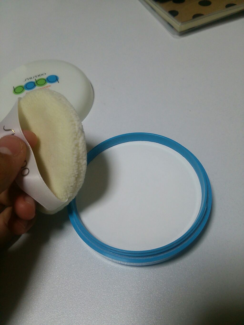 資生堂ベビーパウダー(プレスド)/ベビー/ボディパウダーを使ったクチコミ(2枚目)