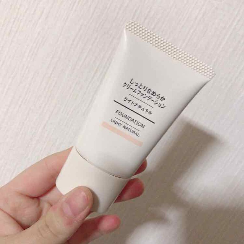 しっとりなめらかクリームファンデーション/無印良品/クリーム・エマルジョンファンデーションを使ったクチコミ(1枚目)