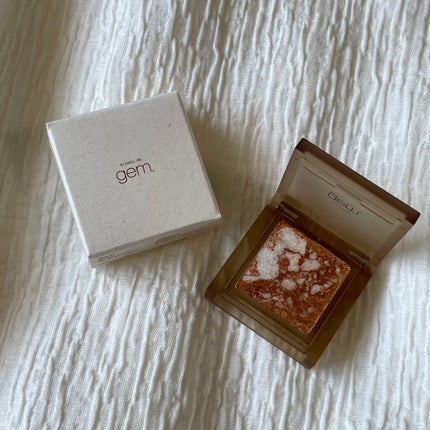 single eye color(mable)/la peau de gem./単色アイシャドウを使ったクチコミ(1枚目)