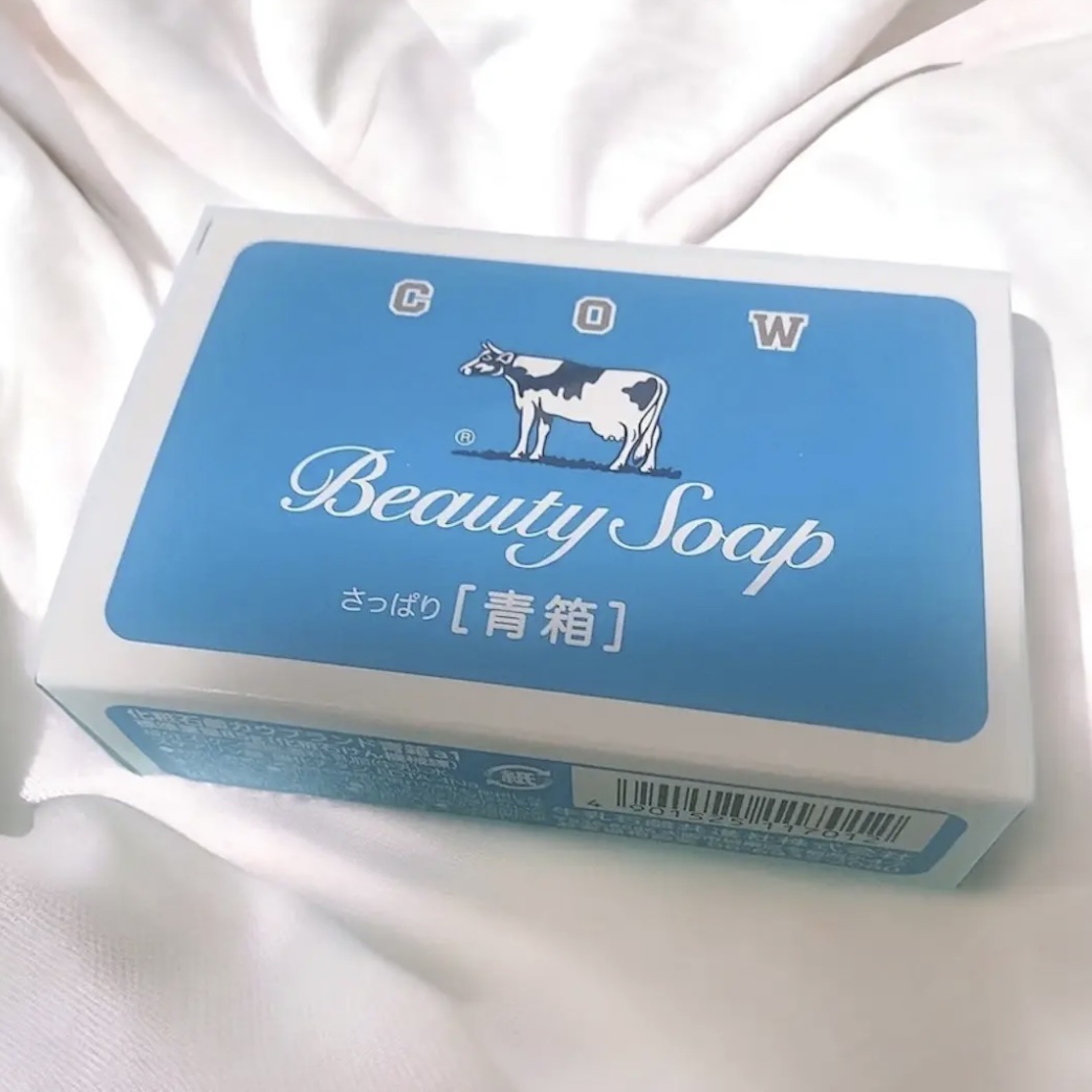 青箱 (さっぱり) レギュラーサイズ ギフト用(10コ)/カウブランド/ボディ石鹸を使ったクチコミ（2枚目）