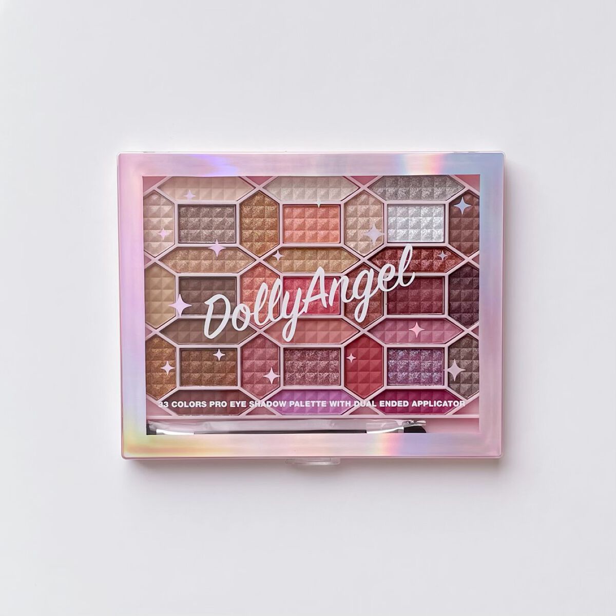 Dolly Angel 33色プロアイシャドウパレットのクチコミ「☑︎アイシャドウ
#ドーリーエンジェル @donki_jp .
#33色プロアイシャドウパレッ.....」（1枚目）