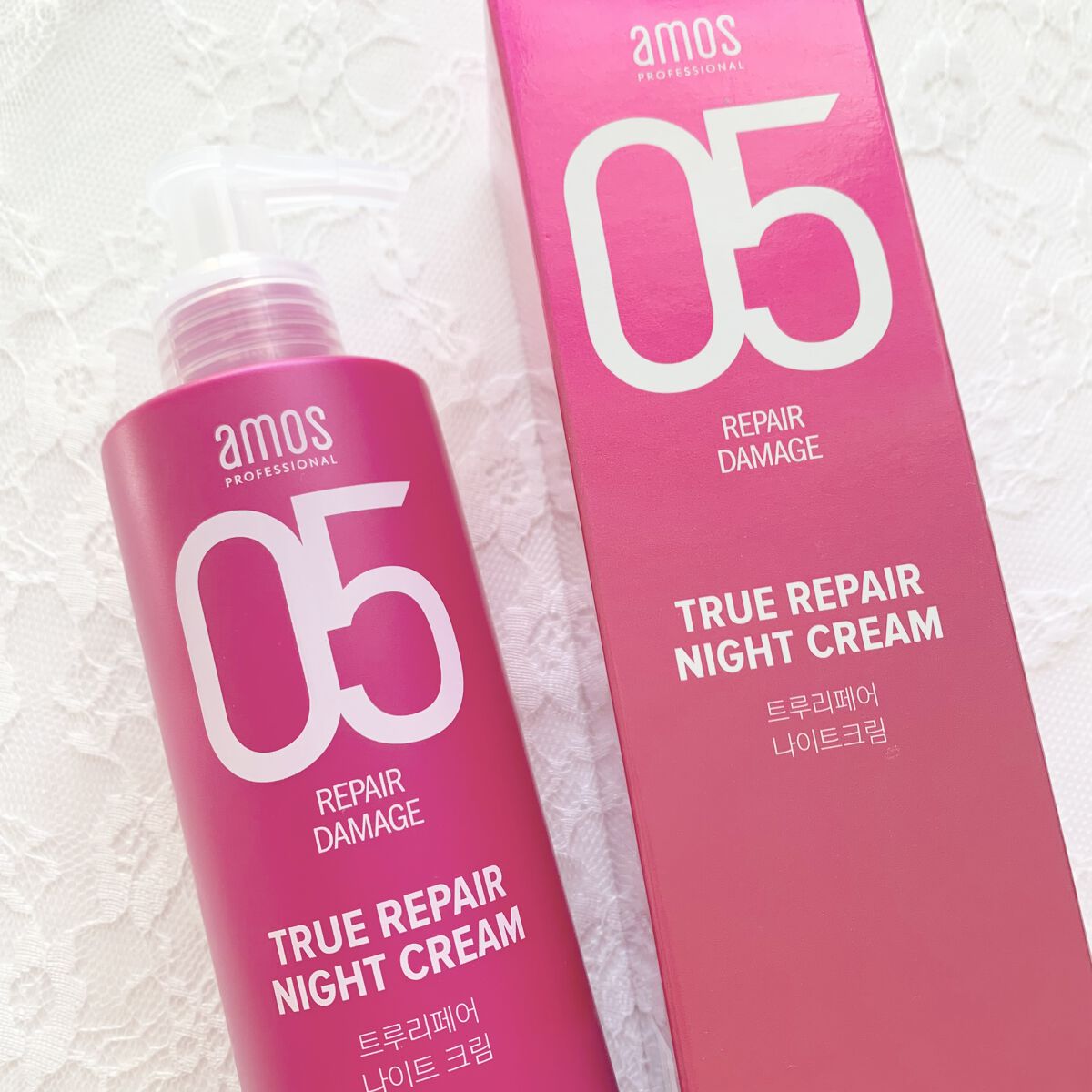 トゥルーリペア ナイトクリーム/amos PROFESSIONAL/アウトバストリートメントを使ったクチコミ（2枚目）