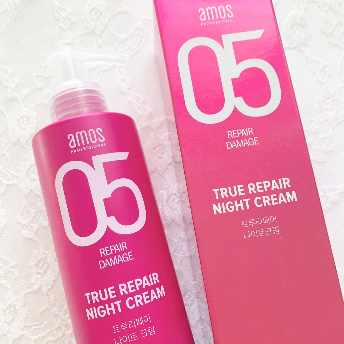 トゥルーリペア ナイトクリーム/amos PROFESSIONAL/アウトバストリートメントを使ったクチコミ(2枚目)