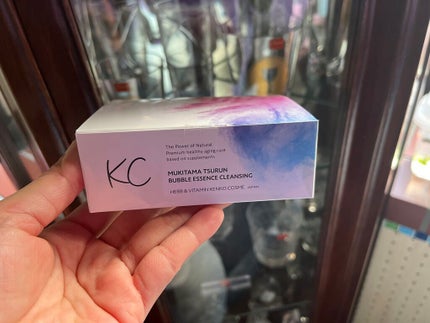 KC むきタマつるん 発泡美容液クレンジング/ハーブ健康本舗/クレンジングジェルを使ったクチコミ(1枚目)