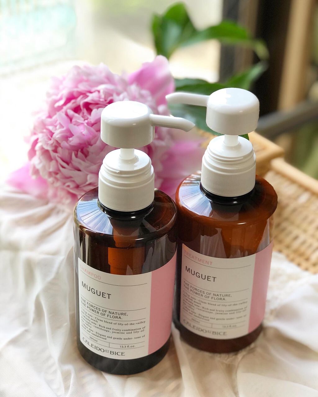 アテンゾ パルファム シャンプー／トリートメント しっとり(ミュゲ)/CALEIDO ET BICE/市販シャンプーを使ったクチコミ（2枚目）