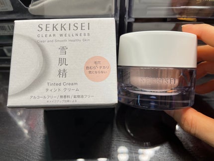 クリアウェルネス ティント クリーム/雪肌精/化粧下地を使ったクチコミ(1枚目)