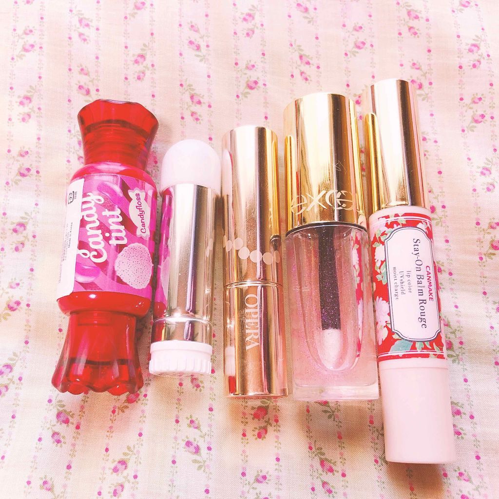 リップケアオイル/excel/リップグロスを使ったクチコミ(4枚目)