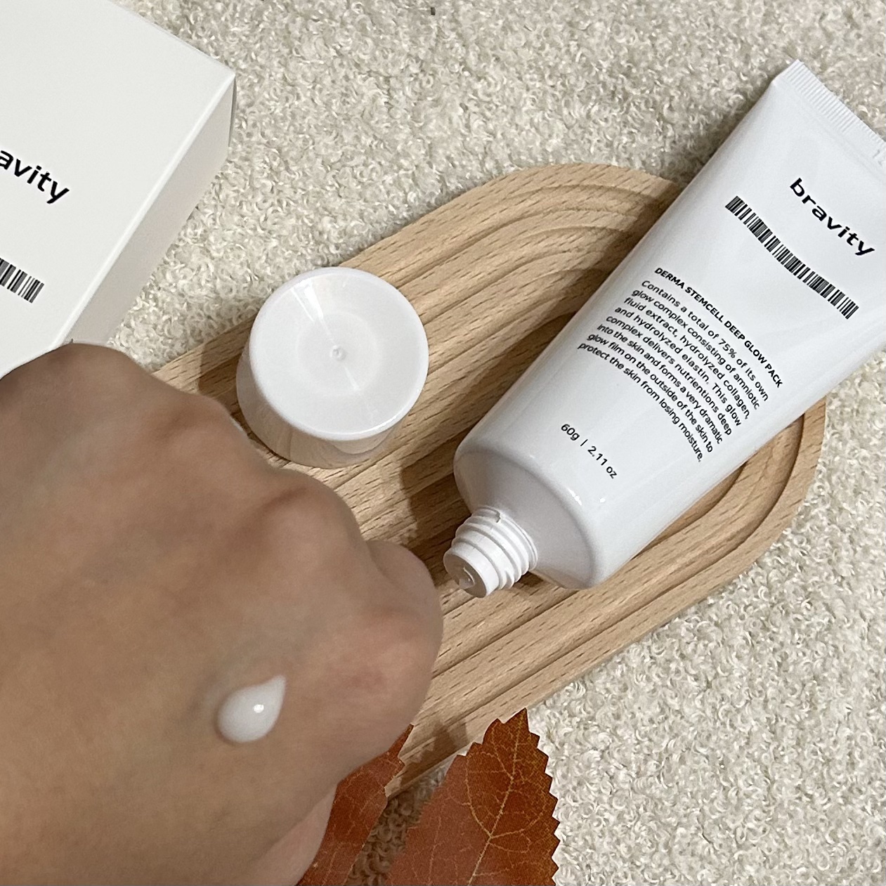 STEMCELL DEEP GLOW PACK/bravity/シートマスク・パックを使ったクチコミ（2枚目）