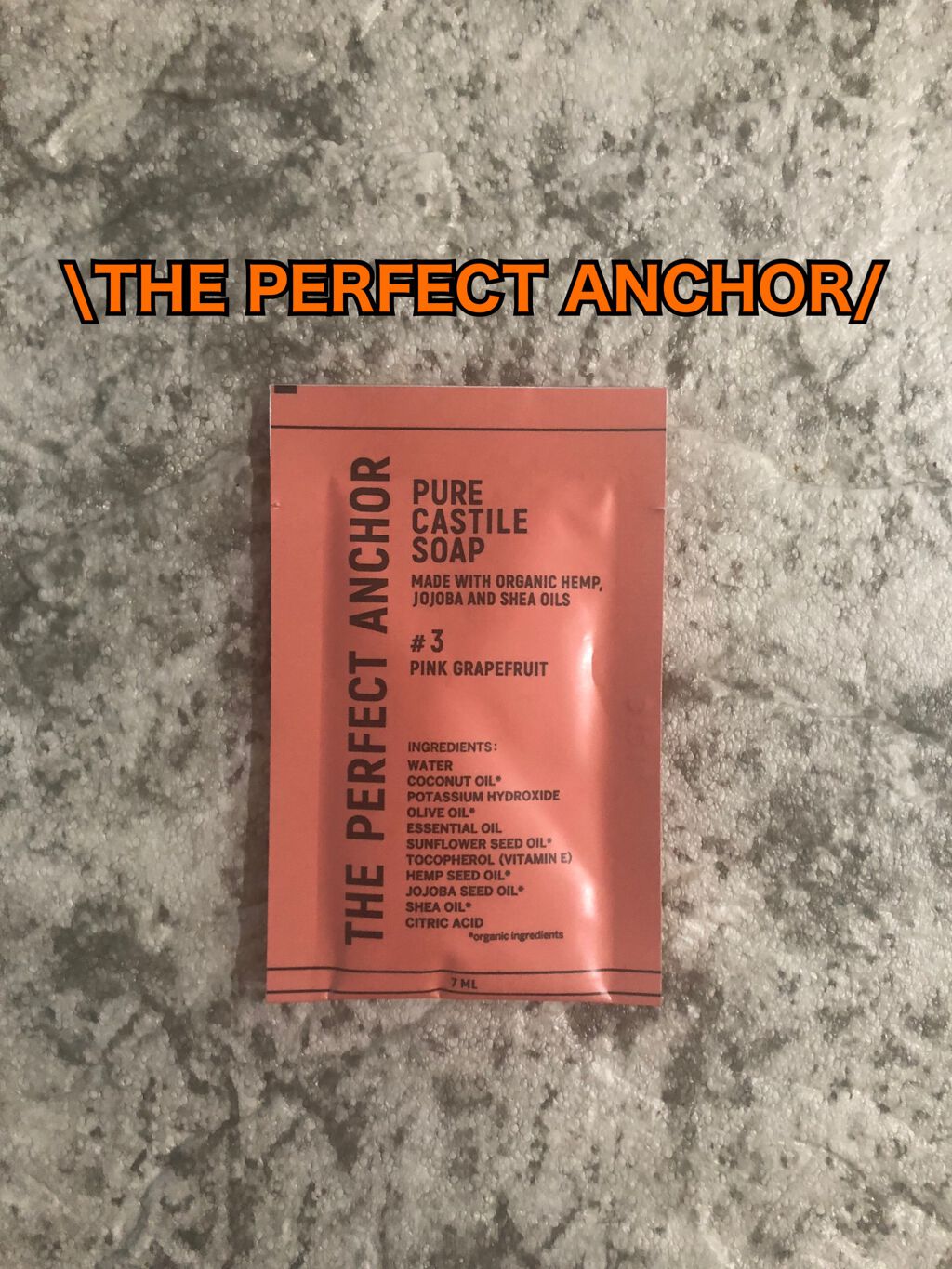 ザ・パーフェクトアンカー ピンクグレープフルーツ #3/THE PERFECT ANCHOR/ボディソープを使ったクチコミ(1枚目)