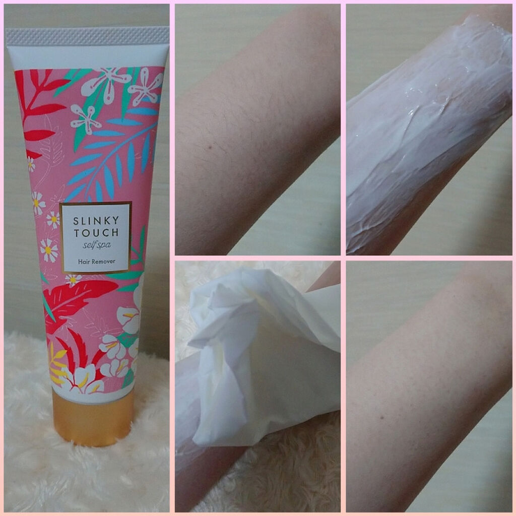 除毛クリーム ジャスミンハニー/スリンキータッチ セルフスパ/除毛クリームを使ったクチコミ（3枚目）