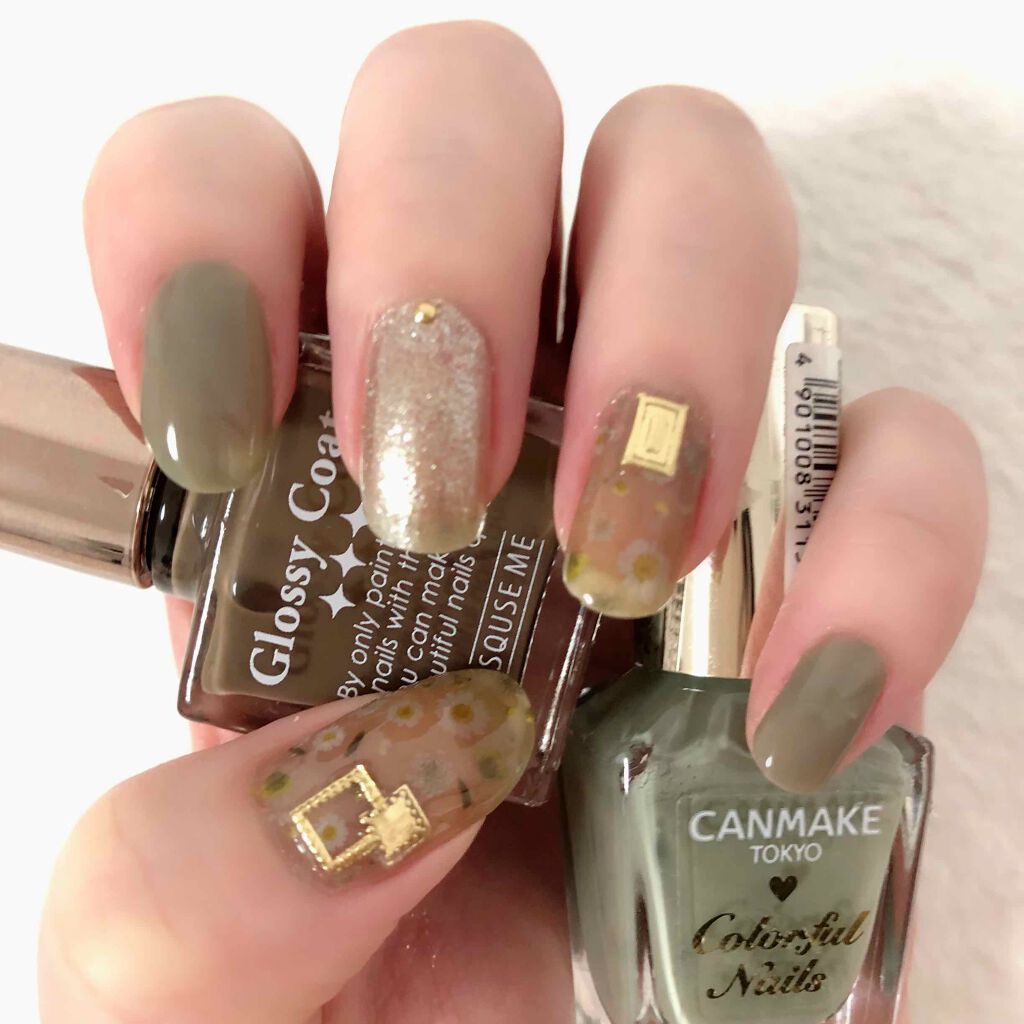 しずくネイルシール/キャンドゥ/ネイルシールを使ったクチコミ（1枚目）