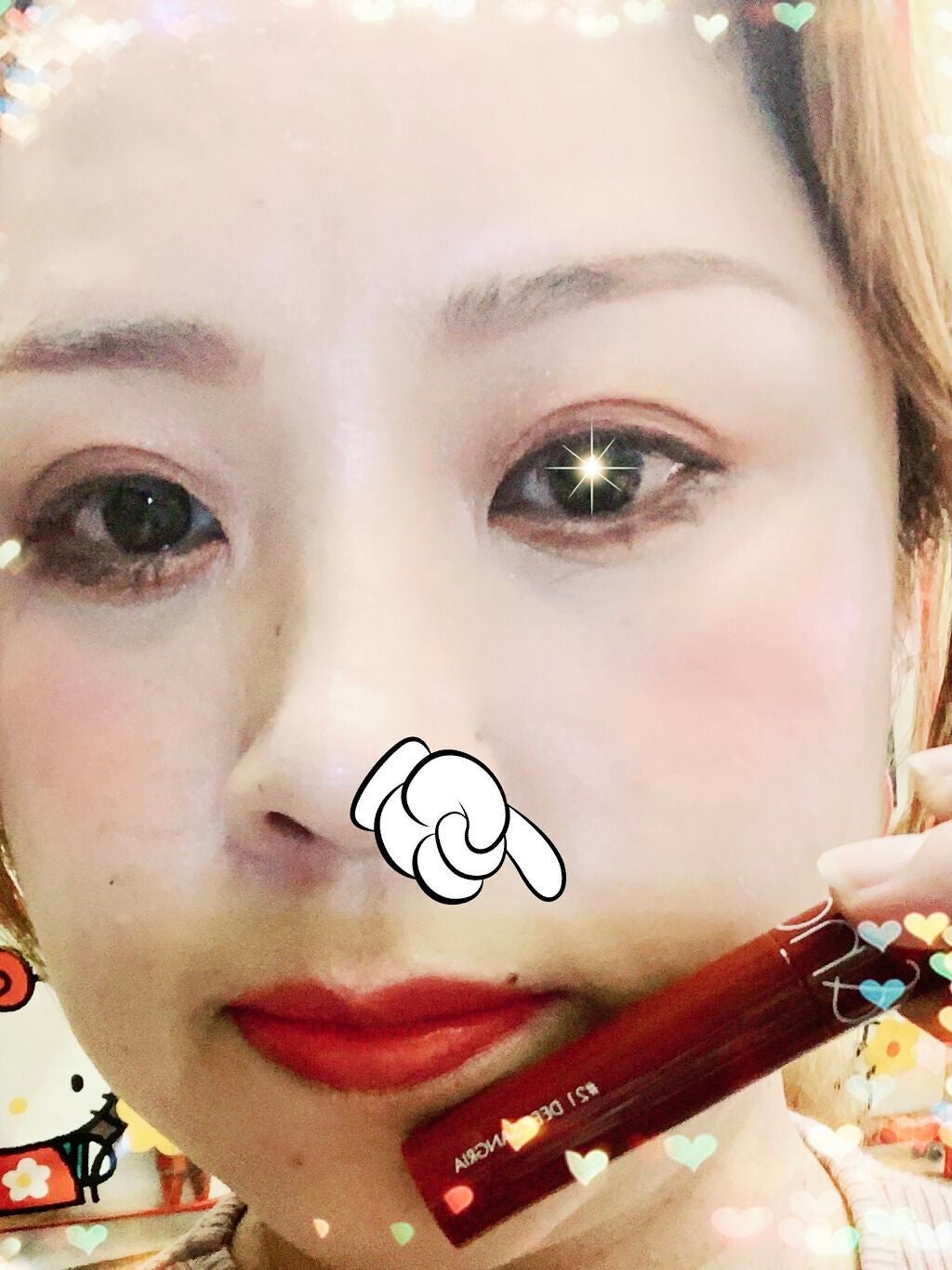 ジューシーラスティングティント/rom&nd/リップティントを使ったクチコミ(5枚目)