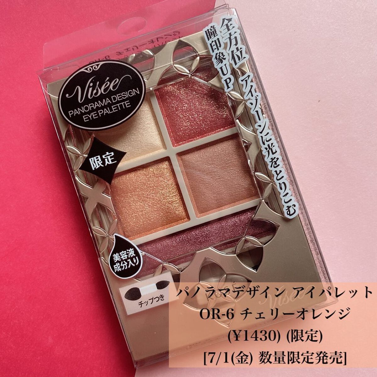 パノラマデザイン アイパレット/Visée/アイシャドウパレットを使ったクチコミ（2枚目）