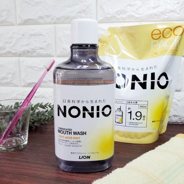 NONIOマウスウォッシュ ノンアルコールライトハーブミント 1000ml/NONIO/マウスウォッシュ・スプレーを使ったクチコミ（1枚目）